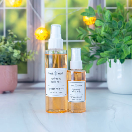 apricot mimosa hydrating body mist