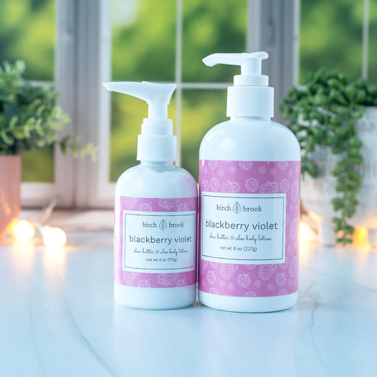 blackberry violet hand and body lotion