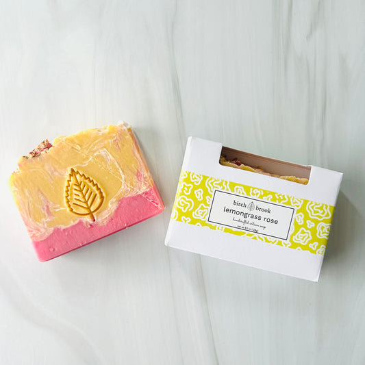 lemongrass rose artisan soap