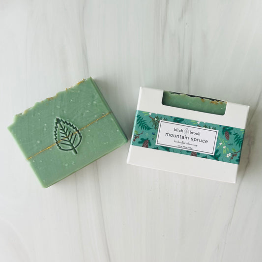 mountain spruce artisan soap