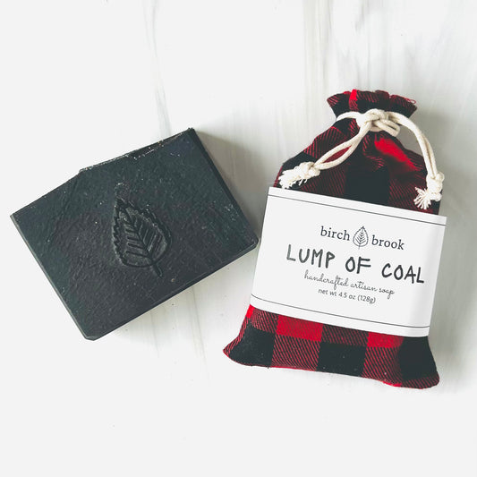 lump of coal stocking stuffer soap