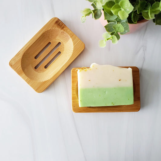 bamboo soap dish